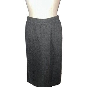 Sostanza Plus Size Wonen's Vintage Pull On Knit Midi Skirt size 18 Cotton Blend